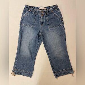 Hydraulic vintage 4 pocket denim Capri size 7/8